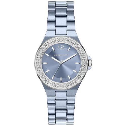 Michael Kors Mini Lennox Pavé Blue-Tone Women's Watch - MKO1255