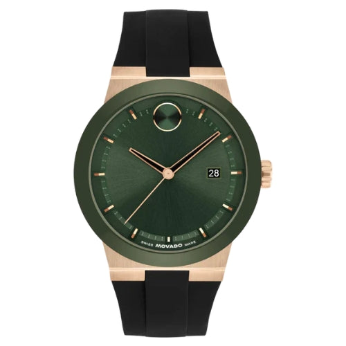 Movado Bold Fusion Green Dial Quartz Chronograph Men's Watch - 3601296