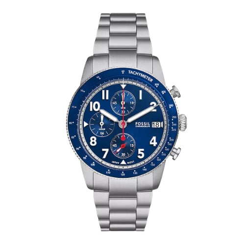 Fossil Sport Tourer Chronograph with Blue Dial Men's Watch - FS6047