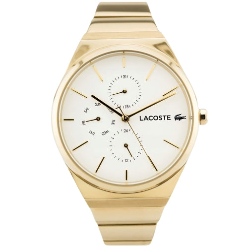 Lacoste Stainless Steel White Quartz Men's Watch - 2001037