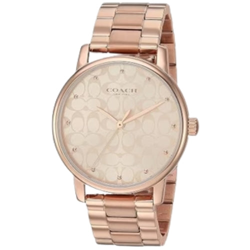 COACH GRAND CLASSIC ROSE GOLD WOMEN'S WATCH - 14503407