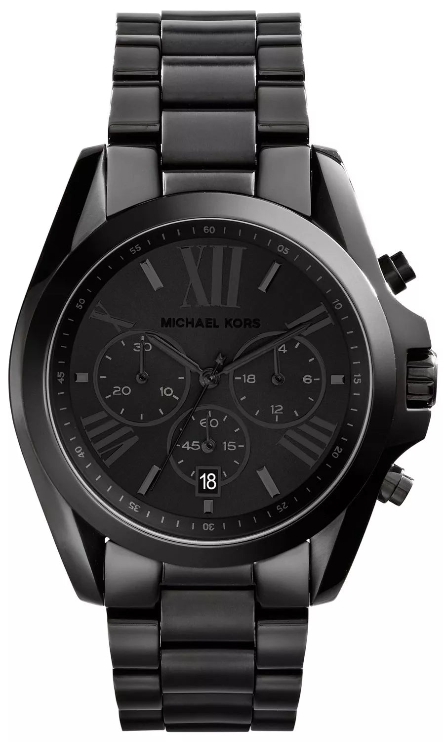 Michael Kors Bradshaw Chronograph Black Unisex Watch - MK5550