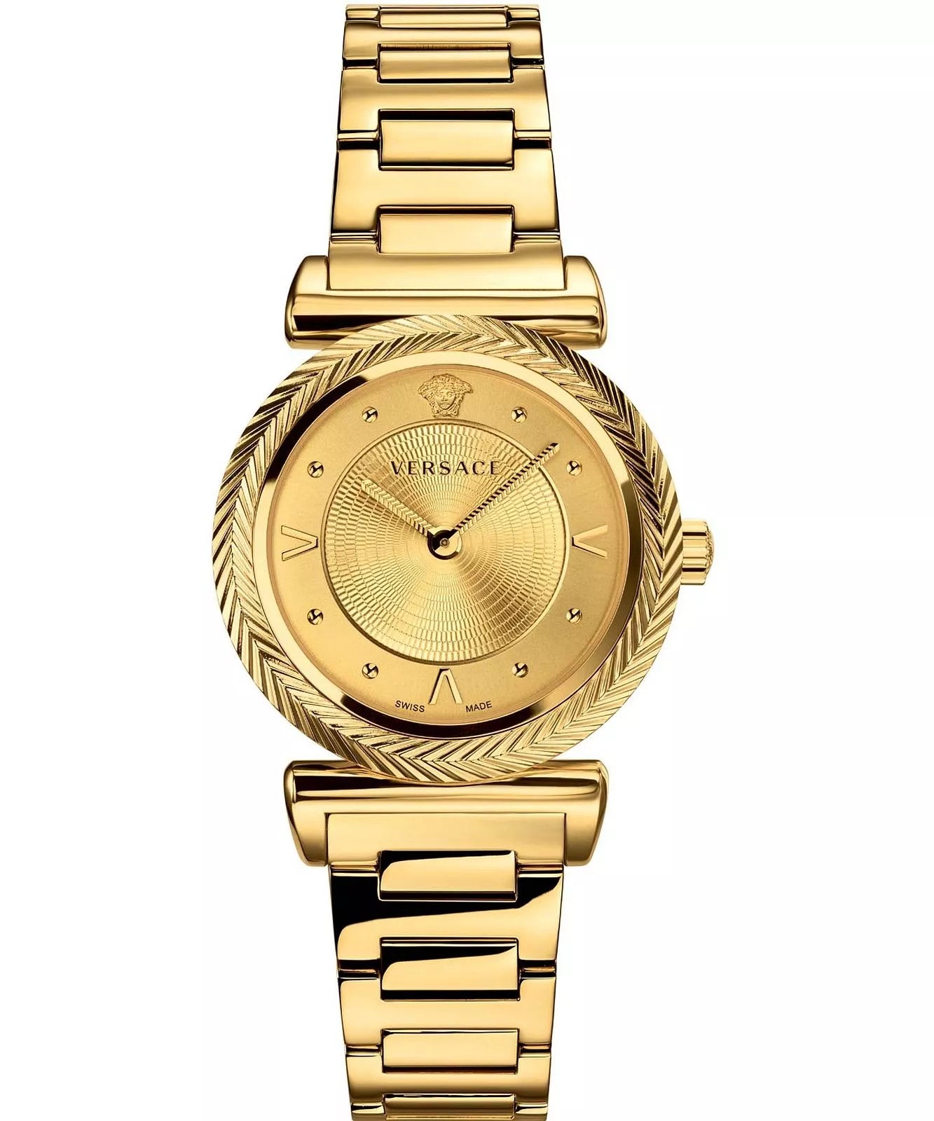 Versace V-Motif Quartz All Gold Women's Watch - VERE00618