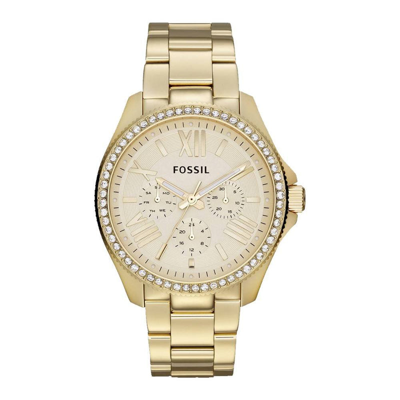 Fossil Cecile Multifunction Champagne Dial Women's Watch  AM4482 - The Watches Men & CO