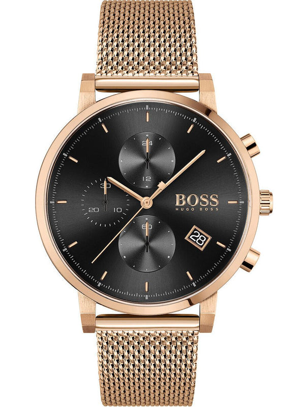 Hugo Boss Integrity Rose Gold Chronograph Men's Watch  1513808 - The Watches Men & CO