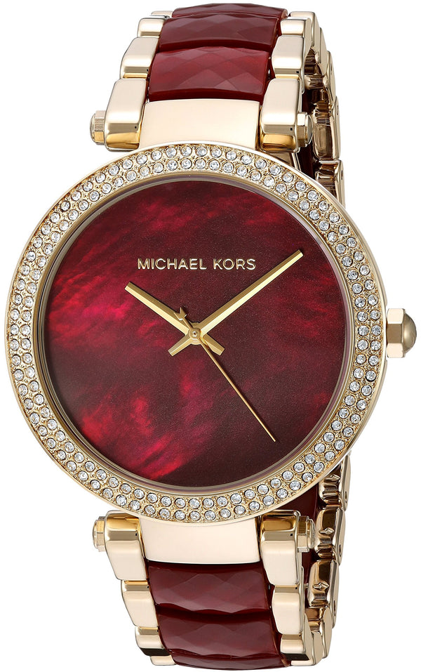Michael Kors Parker Red Women's Watch  MK6427 - The Watches Men & CO