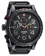 Nixon 48-20 Chrono Black Dial Black Ion-plated Men's Watch Men's Watch  A486-1320 - The Watches Men & CO