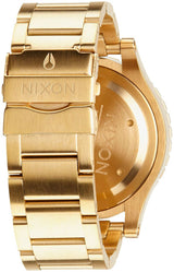 Nixon 48-20 Chrono Blue Dial Gold PVD Men's Watch A486-1922 - The Watches Men & CO #3