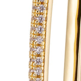 Big Daddy Oval Loop Gold Earring