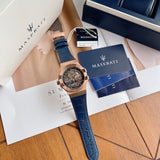 Maserati Watch Automatic Skeleton Rose-Gold Men's Watch R8821108022 - The Watches Men & CO #2