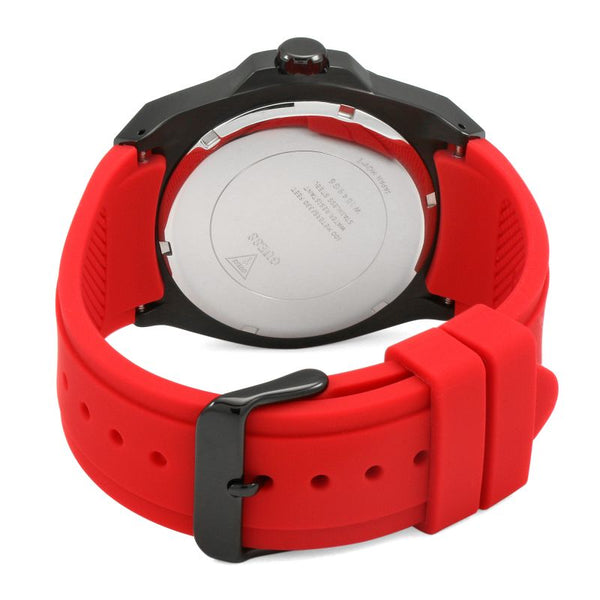 Guess Mens' Legacy Red Silicone Band Men's Watch W1049G6 - The Watches Men & CO #2