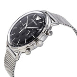 Armani Aviator Chronograph Quartz Black Dial Men's Watch #AR11104 - The Watches Men & CO #2