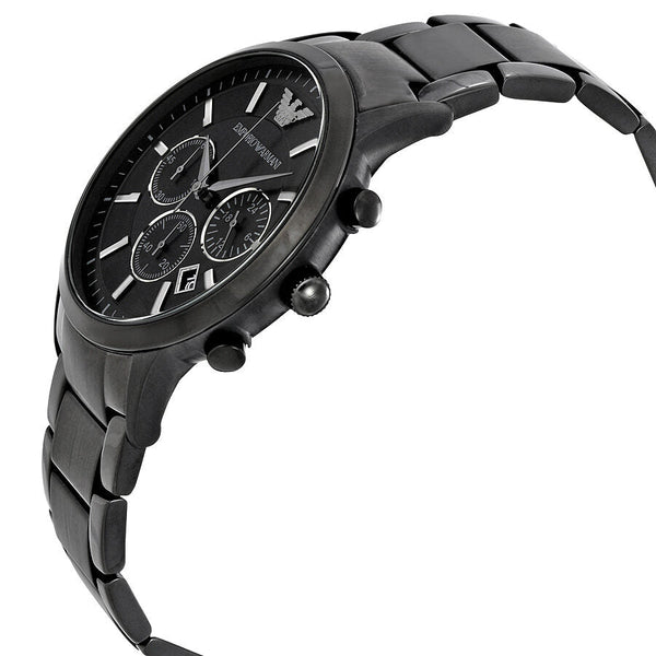 Emporio Armani Classic Chronograph Black Dial Men's Watch #AR2453 - The Watches Men & CO #2