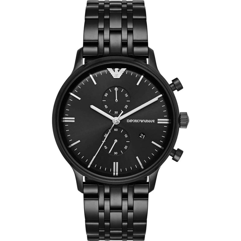 Emporio Armani Black Chronograph Men's Watch#AR1934 - The Watches Men & CO