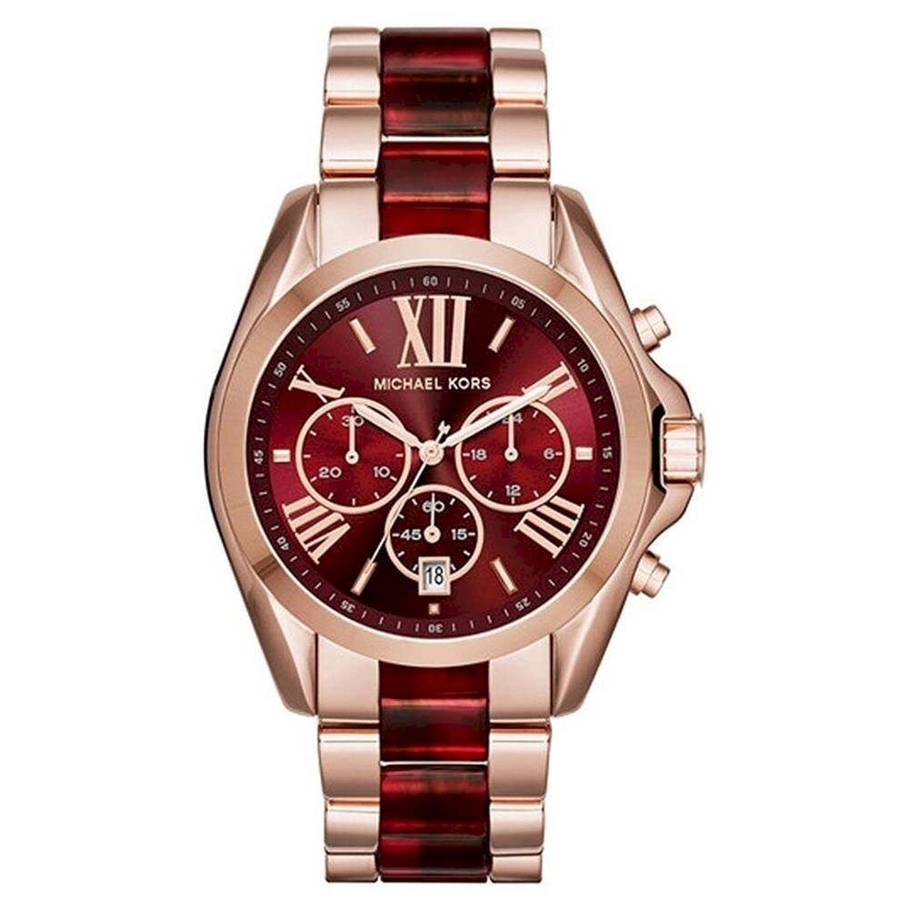 Michael kors clearance red watch mens