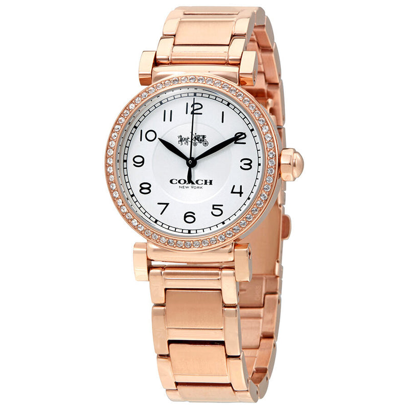 Coach Madison Ladies Rose Gold-tone Watch 14502398 - The Watches Men & CO