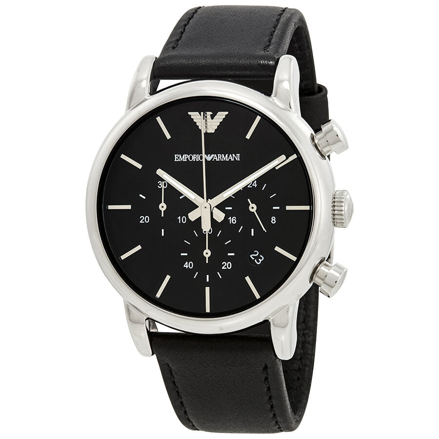 Emporio armani shop classic chronograph watch