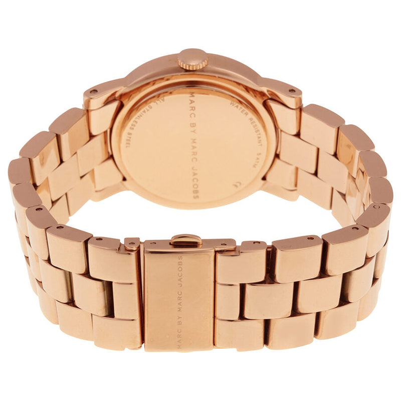 Marc by Marc Jacobs Amy Texter Rose Dial Rose Gold-tone Ladies Watch #MBM3216 - The Watches Men & CO #3
