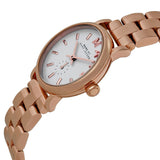 Marc by Marc Jacobs Baker White Dial Rose Gold-plated Ladies Watch MBM3248 - The Watches Men & CO #2