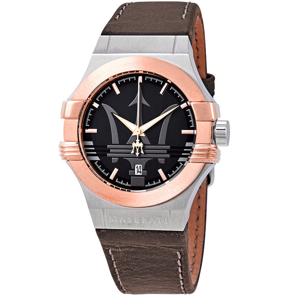 Maserati Potenza Black Dial Men's Watch R8851108014 - The Watches Men & CO
