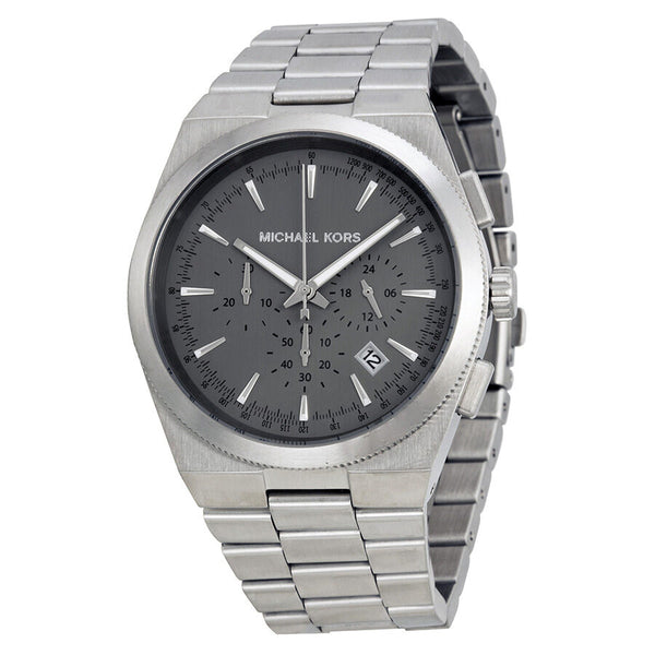 Michael Kors Channing Chronograph Grey Dial Stainless Steel Men's Watch MK8337 - The Watches Men & CO