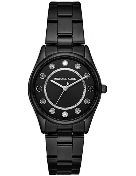 Michael kors black womens sales watch