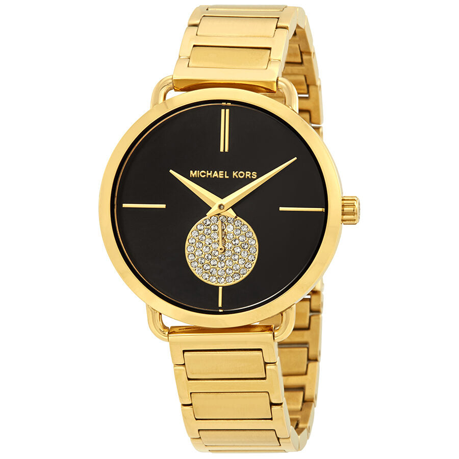 Michael kors deals portia watch black