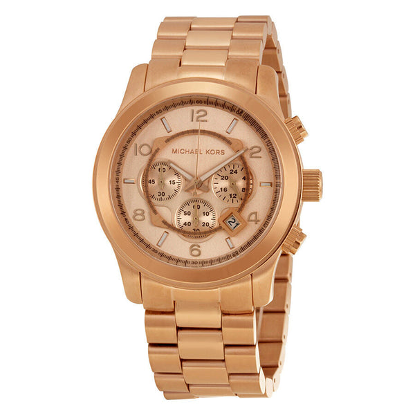Michael Kors Runway Chronograph Rose Gold-tone Men's Watch MK8096 - The Watches Men & CO