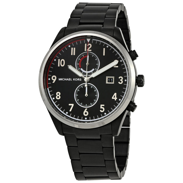 Michael Kors Saunder Chronograph Black Dial Men's Watch MK8575 - The Watches Men & CO