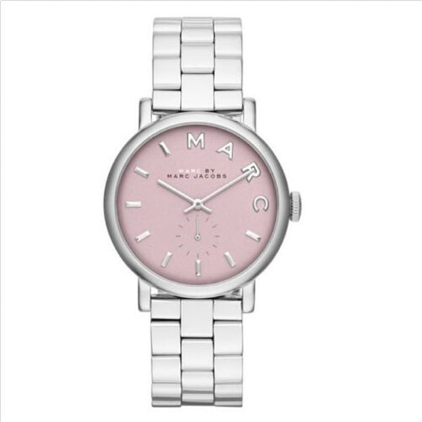 Marc By Marc Jacobs Baker Pink Women's Steel Wrist Watch  MBM3280 - The Watches Men & CO