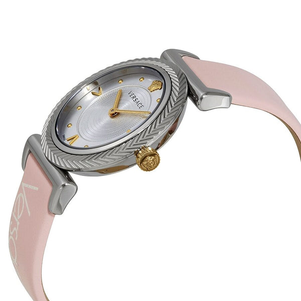 Versace V-Motif Quartz Silver Dial Ladies Watch VERE00118 - The Watches Men & CO #2