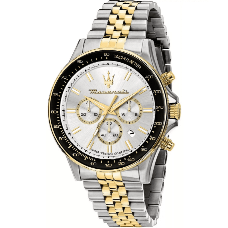 Maserati Men's Sfida Sport (44mm) White Dial / Two-Tone Stainless Steel R8873640024 R8873640024 - Image 1