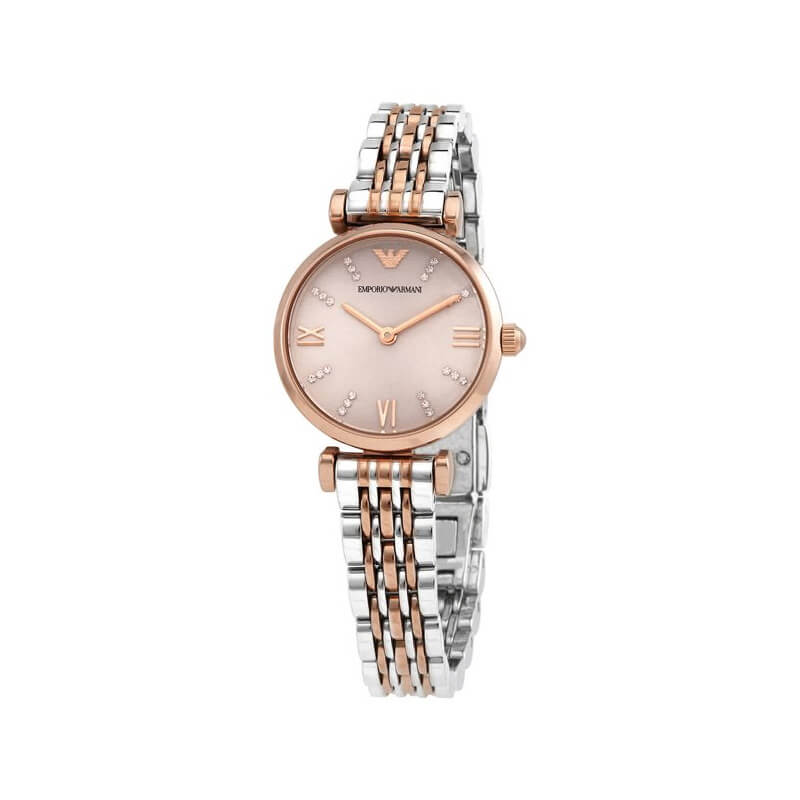 Emporio Armani Quartz Pink Dial Ladies Watch AR11223 AR11223 - Image 1