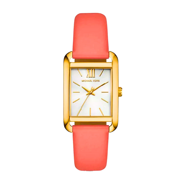 Michael Kors Outlet Petite Monroe Gold-Tone and Leather Watch | MKO1060 mk01060 - Image 1