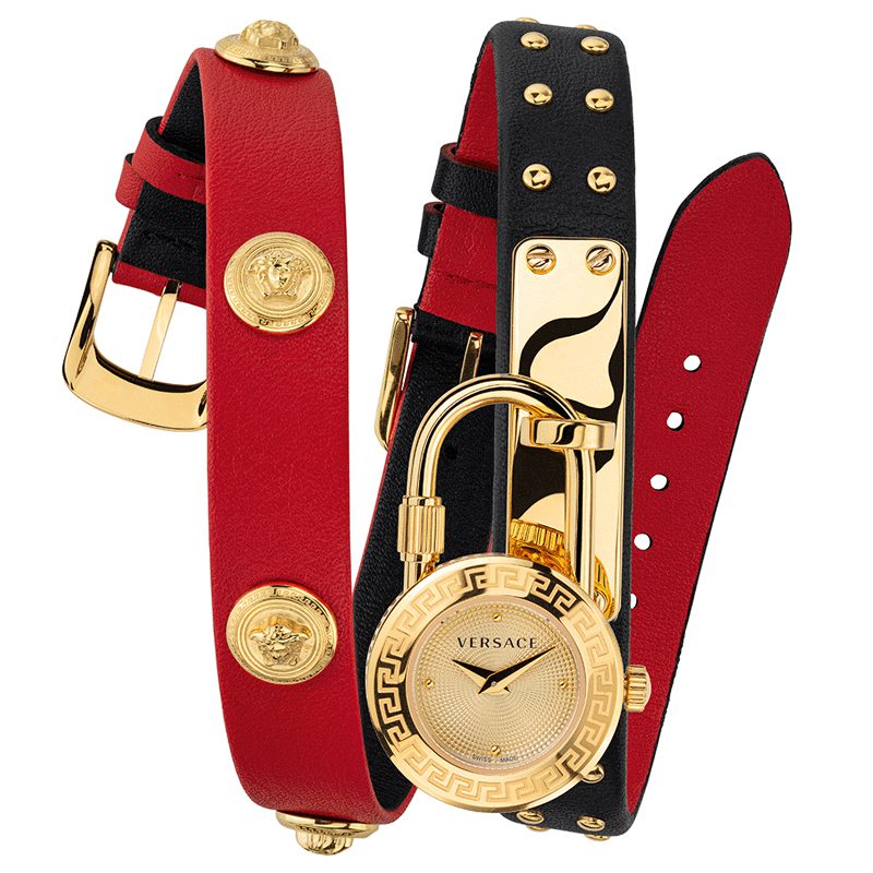 Versace Medusa Lock Icon Quartz Gold Dial Ladies Watch VEDW00119 VEDW00119 - Image 1