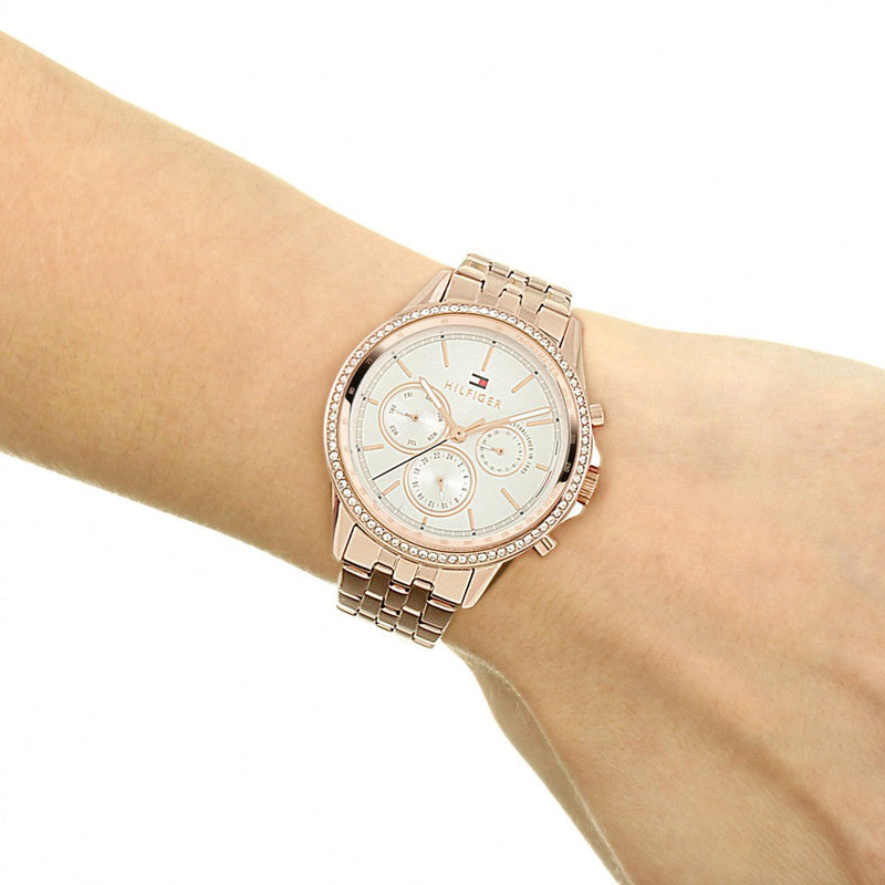 Tommy Hilfiger Ari Carnation Rose Gold Women's Watch 1781978 - The Watches Men & CO #4