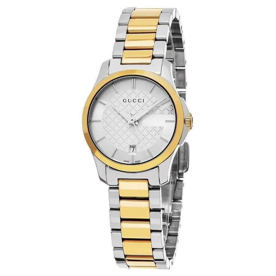 Gucci Two Tone Watch 27mm G-Timeless Ladies YA126531