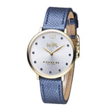 Coach Slim Easton Swarovski Crystal Gold Women's Watch 14502687