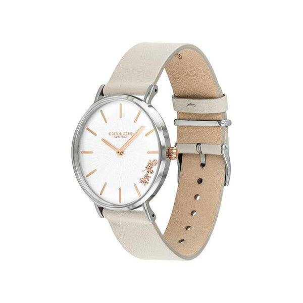 Coach Perry Silver White Women's Watch 14503116