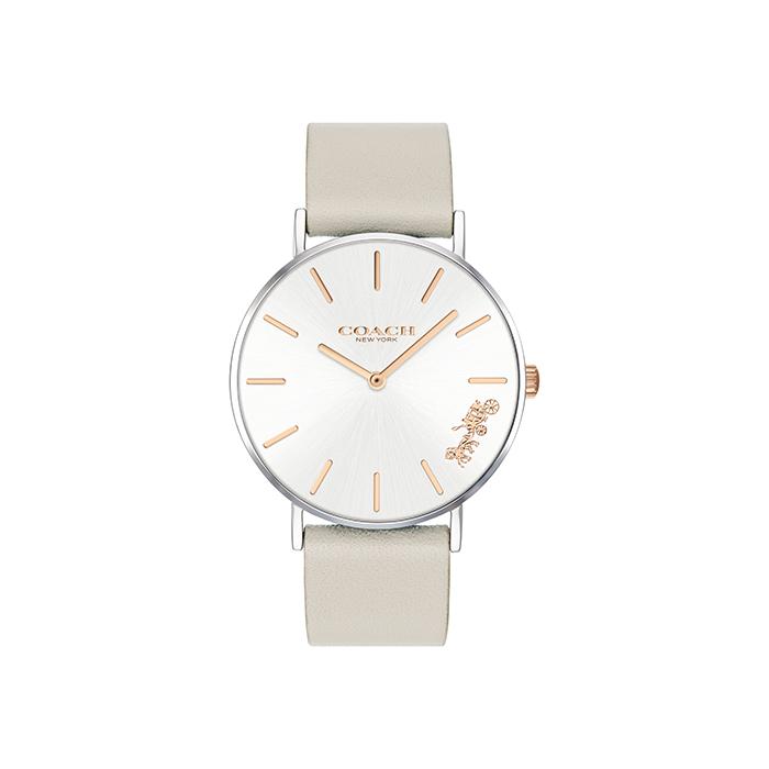 Coach Perry Silver White Women's Watch 14503116