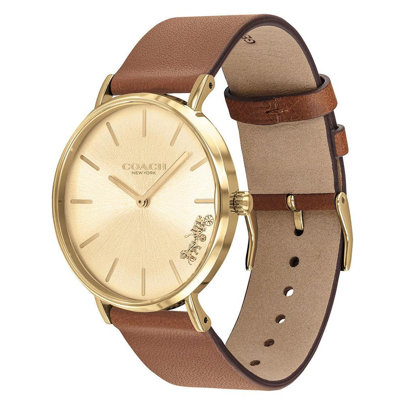 Coach Perry Brown Leather Women's Watch 14503331