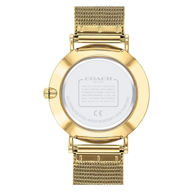 Coach Perry Gold Mesh Women's Watch 14503342