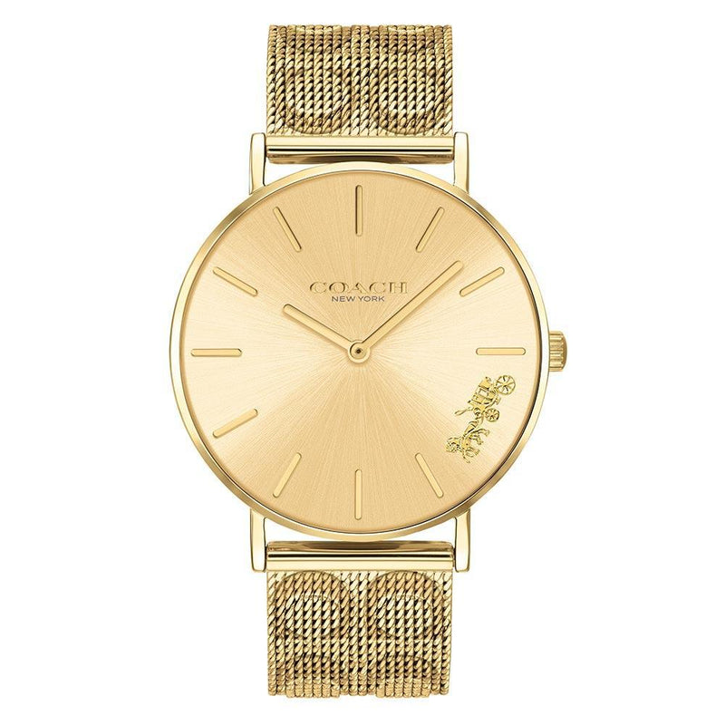 Coach Perry Gold Mesh Women's Watch 14503342