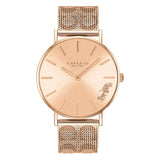 Coach Perry Rose Gold Mesh Women's Watch 14503343