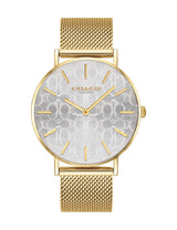 Coach Perry Silver Dial Gold Stainless Steel Women's Watch 14503385