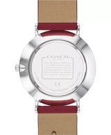 Coach Perry Red Leather Strap Women's Watch 14503474