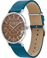 Coach Perry Blue Leather Strap Women's Watch 14503475