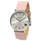 Coach Perry Blush Pink Leather Strap Women's Watch 14503516