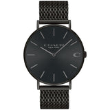 Coach Charles Black Mesh Men's Watch 14602148