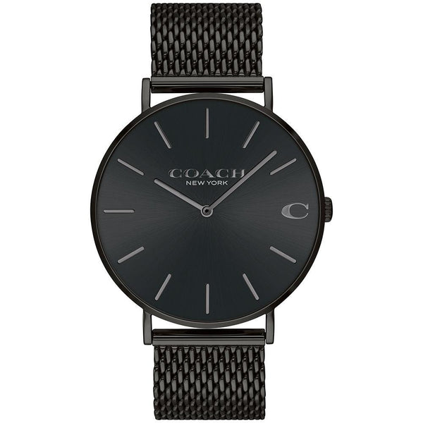 Coach Charles Black Mesh Men's Watch 14602148